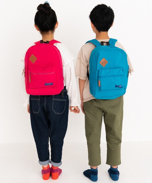 stample(スタンプル)の「ウォッシュドナイロン バックパック タウン(バックパック/リュック・キッズ・ピンク/ライトピンク/ターコイズブルー/サックスブルー/コーラルピンク/イエロー・M/S)」の7枚目の写真