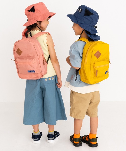 stample(スタンプル)の「ウォッシュドナイロン バックパック タウン(バックパック/リュック・キッズ・ピンク/ライトピンク/ターコイズブルー/サックスブルー/コーラルピンク/イエロー・M/S)」の8枚目の写真