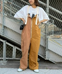 etsinta | 【etsinta/エシンタ】リメイク切替フィッシングサロペット(サロペット/オーバーオール)