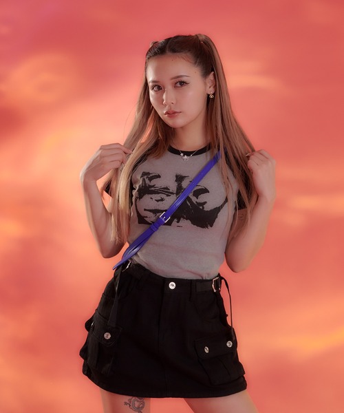 sedacle（セダクル）の「【SDG】raglan print T-shirt（Tシャツ/カットソー・レディース・ブラック・FREE）」の7枚目の写真