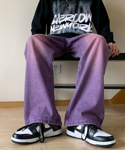 MGV(エムジーヴィー)の「ストリートルーズパープルデニム(デニムパンツ・メンズ・パープル・MEDIUM/LARGE/X-LARGE)」の10枚目の写真