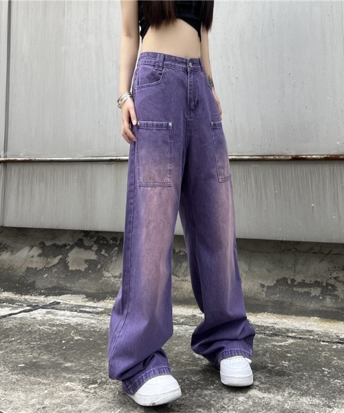 MGV(エムジーヴィー)の「ストリートルーズパープルデニム(デニムパンツ・メンズ・パープル・MEDIUM/LARGE/X-LARGE)」の15枚目の写真