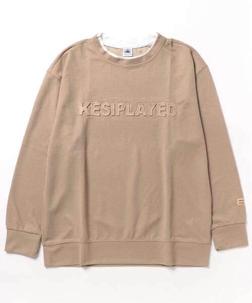 aimoha（アイモハ）の「aimoha outdoorワッフルクルーネックスウェット（スウェット・レディース・ブラック/ベージュ/ダークグレー/チョコ/ブラウン・MEDIUM/LARGE/X-LARGE）」の20枚目の写真