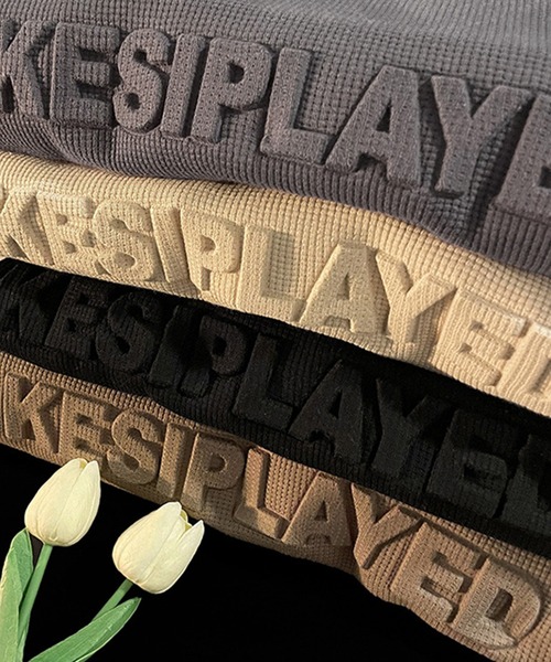 aimoha（アイモハ）の「aimoha outdoorワッフルクルーネックスウェット（スウェット・レディース・ブラック/ベージュ/ダークグレー/チョコ/ブラウン・MEDIUM/LARGE/X-LARGE）」の15枚目の写真