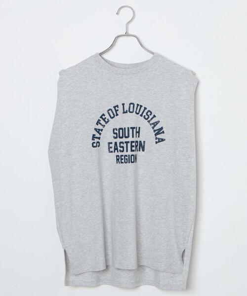 WEGO（ウィゴー）の「WEGO/タックノースリーブT（タンクトップ・レディース・杢グレー/スミクロ・FREE）」の20枚目の写真