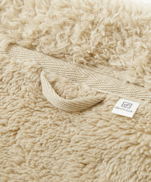 devirock（デビロック）の「フリース フルジップジャケット（ブルゾン・キッズ・ベージュ/ブルーグレー/オフホワイト・140cm/130cm/100cm/120cm/160cm/150cm/110cm）」の12枚目の写真