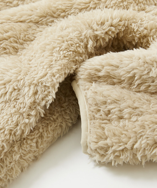 devirock（デビロック）の「フリース フルジップジャケット（ブルゾン・キッズ・ベージュ/ブルーグレー/オフホワイト・140cm/130cm/100cm/120cm/160cm/150cm/110cm）」の14枚目の写真