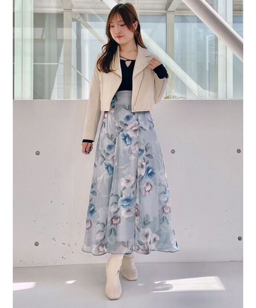 MERCURYDUO(マーキュリーデュオ)の「2WAYデコルテナローテープリブニット(ニット/セーター・レディース・ブラック/パープル/オフホワイト/ミント・FREE)」の16枚目の写真