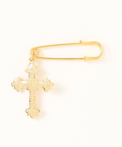 tone（トーン）の「【MUURABBTI】十字架のカブトピン (MA)（ブローチ/コサージュ・レディース・ゴールド・FREE）」の4枚目の写真