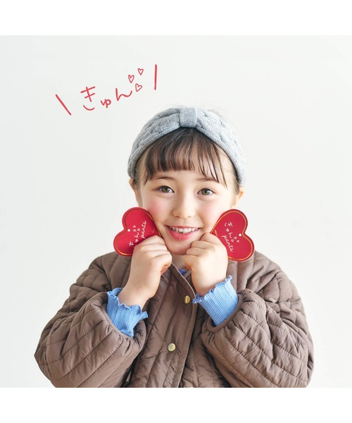 apres les cours（アプレレクール）の「ハートポケットきゅんpants（その他パンツ・キッズ・ベージュ/カーキ/チェック/サックスブルー/インディゴブルー/ピンク・120/130/110/80/100/90/140）」の13枚目の写真