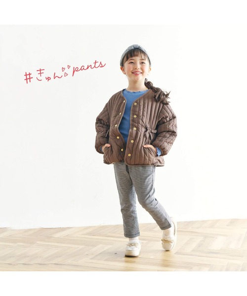 apres les cours（アプレレクール）の「ハートポケットきゅんpants（その他パンツ・キッズ・ベージュ/カーキ/チェック/サックスブルー/インディゴブルー/ピンク・120/130/110/80/100/90/140）」の21枚目の写真