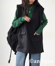 antiqua | Ｖネックベーシックベスト(ベスト)