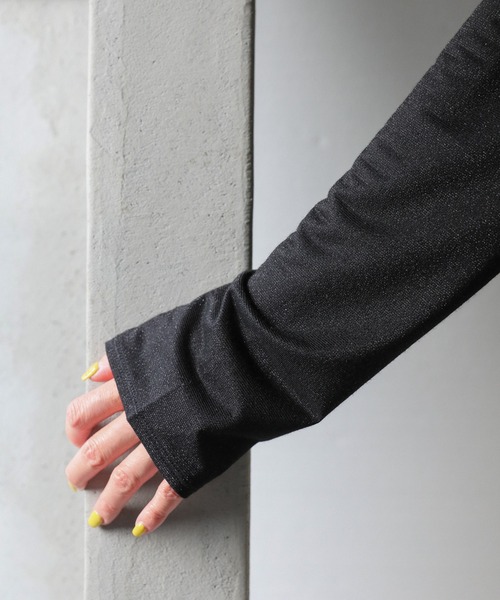 select MOCA（セレクトモカ）の「ラメシンプルトップス（Tシャツ/カットソー・レディース・オフホワイト/ブラック/グレー・FREE）」の20枚目の写真