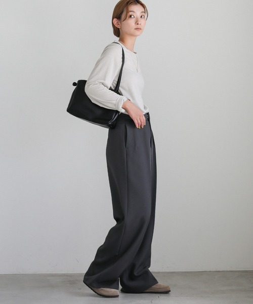 select MOCA（セレクトモカ）の「ラメシンプルトップス（Tシャツ/カットソー・レディース・オフホワイト/ブラック/グレー・FREE）」の6枚目の写真