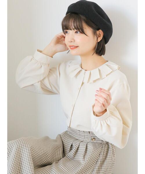 ehka sopo（エヘカソポ）の「プリーツ襟ブラウス（シャツ/ブラウス