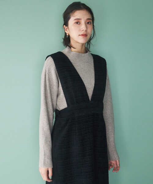 THE SHOP TK （ザ ショップ ティーケー ）の「◆2WAYマルチジャンバースカート/ハグするニットシリーズ（ワンピース・レディース・ブルー系その他5/ブラック系3・12/13）」の21枚目の写真