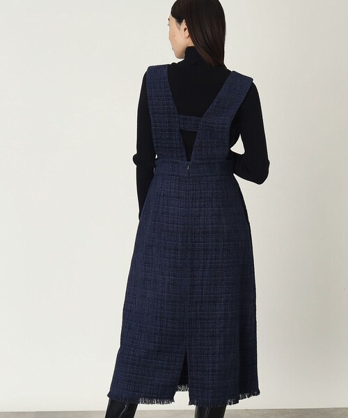 THE SHOP TK （ザ ショップ ティーケー ）の「◆2WAYマルチジャンバースカート/ハグするニットシリーズ（ワンピース・レディース・ブルー系その他5/ブラック系3・12/13）」の6枚目の写真