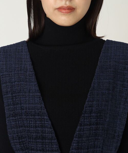 THE SHOP TK （ザ ショップ ティーケー ）の「◆2WAYマルチジャンバースカート/ハグするニットシリーズ（ワンピース・レディース・ブルー系その他5/ブラック系3・12/13）」の7枚目の写真