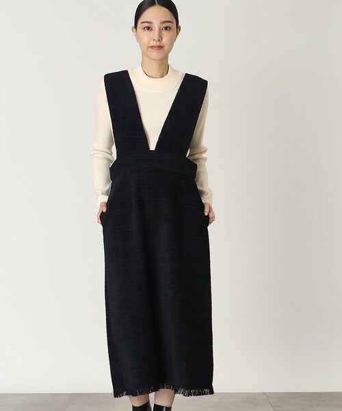 THE SHOP TK （ザ ショップ ティーケー ）の「◆2WAYマルチジャンバースカート/ハグするニットシリーズ（ワンピース・レディース・ブルー系その他5/ブラック系3・12/13）」の13枚目の写真