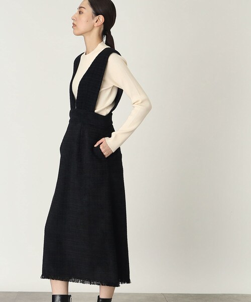 THE SHOP TK （ザ ショップ ティーケー ）の「◆2WAYマルチジャンバースカート/ハグするニットシリーズ（ワンピース・レディース・ブルー系その他5/ブラック系3・12/13）」の14枚目の写真