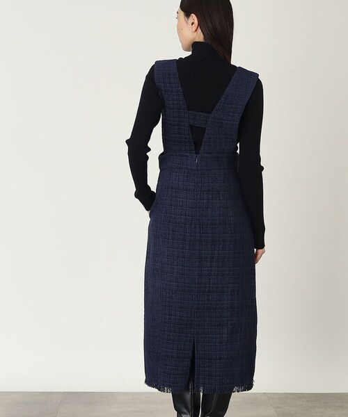 THE SHOP TK （ザ ショップ ティーケー ）の「◆2WAYマルチジャンバースカート/ハグするニットシリーズ（ワンピース・レディース・ブルー系その他5/ブラック系3・12/13）」の18枚目の写真