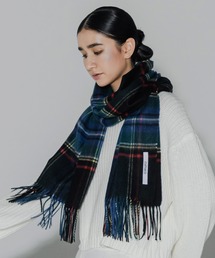 cumaco（クマコ）の「【cumaco】カシミヤ 100% ストール 大判 チェック レディース 女性 カシミア カシミヤストール カシミアストール ユニセックス チェック柄 ブランド（ストール/ショール）」