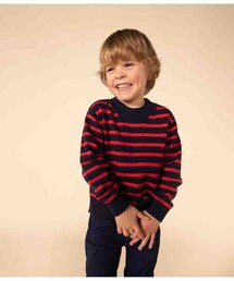 PETIT BATEAU（プチバトー）の「マリニエールニットプルオーバー（ニット/セーター・キッズ）」