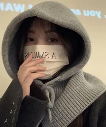 H.TOKYO（エイチトウキョウ）の「2WAY リブニット バラクラバ（ネックウォーマー/スヌード）」