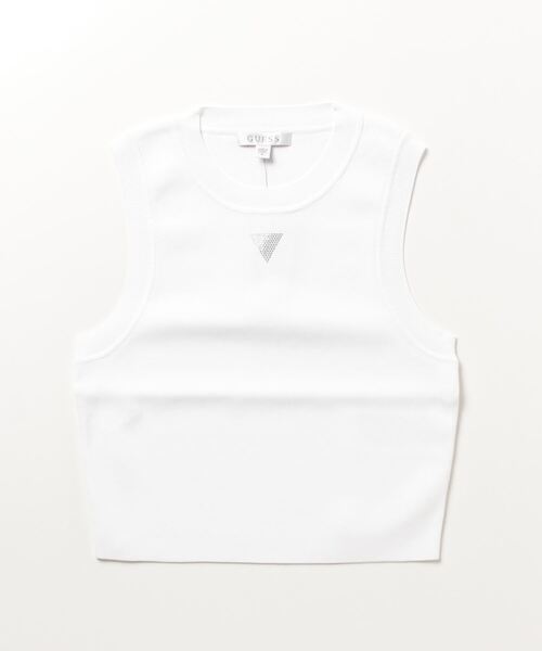 Guess（ゲス）の「Alexia Tank Top タンクトップ レディース（その他トップス・レディース・ブラック/ホワイト・SMALL/MEDIUM/X-SMALL）」の3枚目の写真