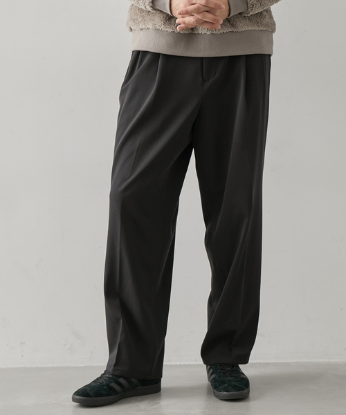 JUNRED(ジュンレッド)の「ホットストレージワイドパンツ(スラックス・メンズ・グレー/ベージュ系その他/ブラック・S/M/L)」の5枚目の写真