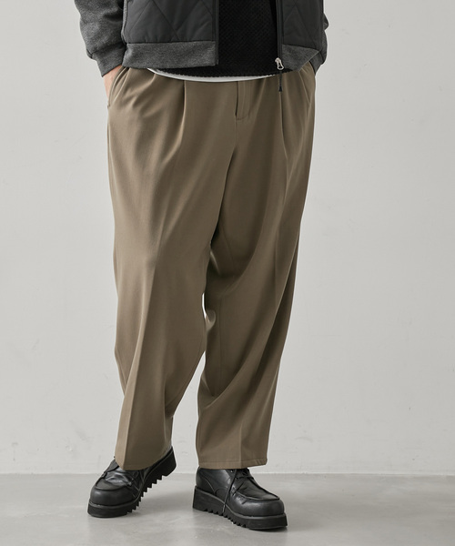 JUNRED(ジュンレッド)の「ホットストレージワイドパンツ(スラックス・メンズ・グレー/ベージュ系その他/ブラック・S/M/L)」の7枚目の写真