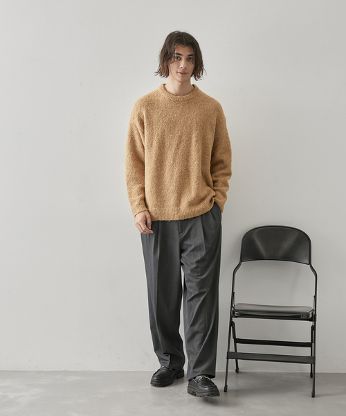JUNRED(ジュンレッド)の「ホットストレージワイドパンツ(スラックス・メンズ・グレー/ベージュ系その他/ブラック・S/M/L)」の14枚目の写真