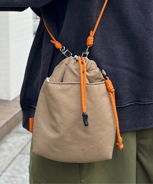 CPCM（シーピーシーエム）の「パラコードナイロンミニショルダー（ショルダーバッグ・メンズ・カーキ/ホワイト/ブラック/オリーブ/ネイビー/オレンジ/ベージュ・FREE）」の4枚目の写真