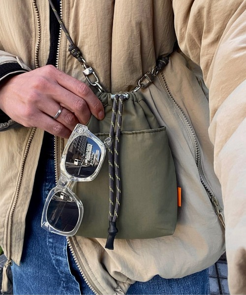 CPCM（シーピーシーエム）の「パラコードナイロンミニショルダー（ショルダーバッグ・メンズ・カーキ/ホワイト/ブラック/オリーブ/ネイビー/オレンジ/ベージュ・FREE）」の5枚目の写真