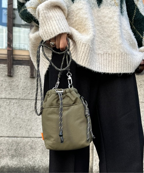 CPCM（シーピーシーエム）の「パラコードナイロンミニショルダー（ショルダーバッグ・メンズ・カーキ/ホワイト/ブラック/オリーブ/ネイビー/オレンジ/ベージュ・FREE）」の21枚目の写真