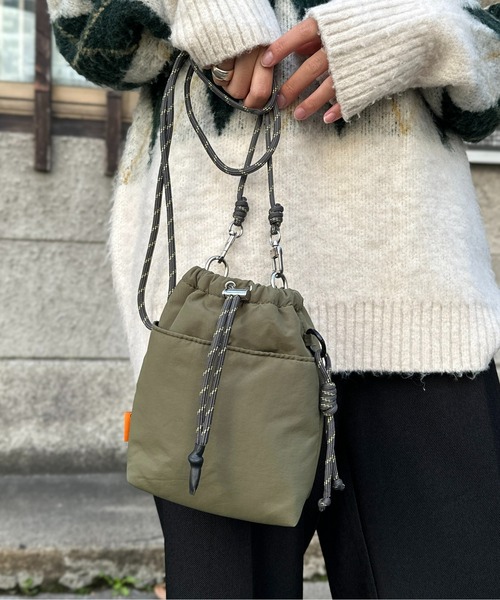CPCM（シーピーシーエム）の「パラコードナイロンミニショルダー（ショルダーバッグ・メンズ・カーキ/ホワイト/ブラック/オリーブ/ネイビー/オレンジ/ベージュ・FREE）」の22枚目の写真