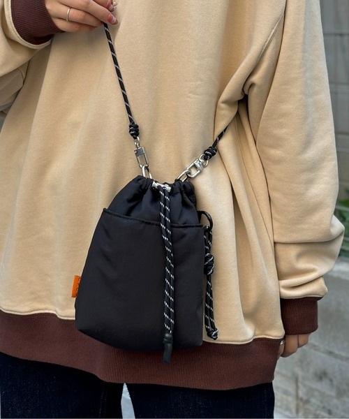 CPCM（シーピーシーエム）の「パラコードナイロンミニショルダー（ショルダーバッグ・メンズ・カーキ/ホワイト/ブラック/オリーブ/ネイビー/オレンジ/ベージュ・FREE）」の17枚目の写真