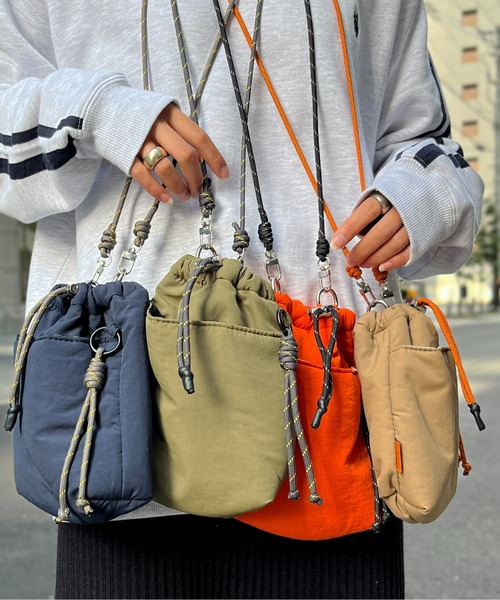 CPCM（シーピーシーエム）の「パラコードナイロンミニショルダー（ショルダーバッグ・メンズ・カーキ/ホワイト/ブラック/オリーブ/ネイビー/オレンジ/ベージュ・FREE）」の11枚目の写真