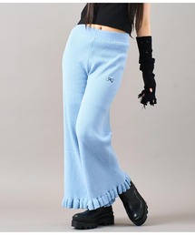 ANAP GiRL | 裾フリルニットワイドパンツ(その他パンツ)