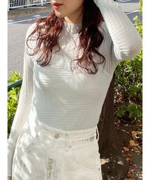 MURUA | ランダムパターンシアーニット(ニット/セーター)