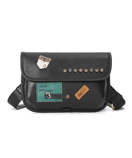 h*8様 UNDERCOVER レザーショルダーポーチ セール】fake leather shoulder bag / フェイクレザー