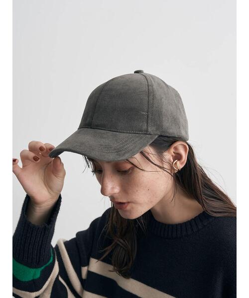 YECCA VECCA(イェッカヴェッカ)の「【LE VERNIS.】モールスキンキャップ(キャップ・レディース・キャメル・FREE)」の10枚目の写真