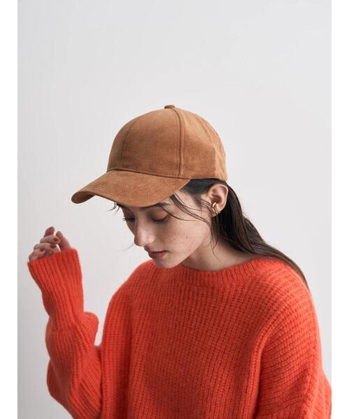 YECCA VECCA(イェッカヴェッカ)の「【LE VERNIS.】モールスキンキャップ(キャップ・レディース・キャメル・FREE)」の15枚目の写真