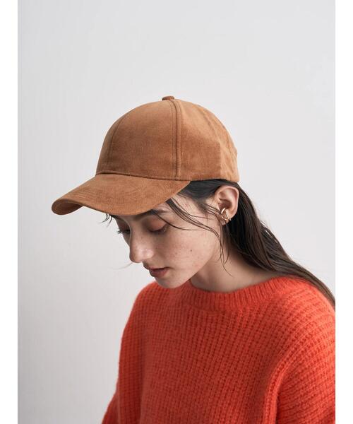 YECCA VECCA(イェッカヴェッカ)の「【LE VERNIS.】モールスキンキャップ(キャップ・レディース・キャメル・FREE)」の5枚目の写真
