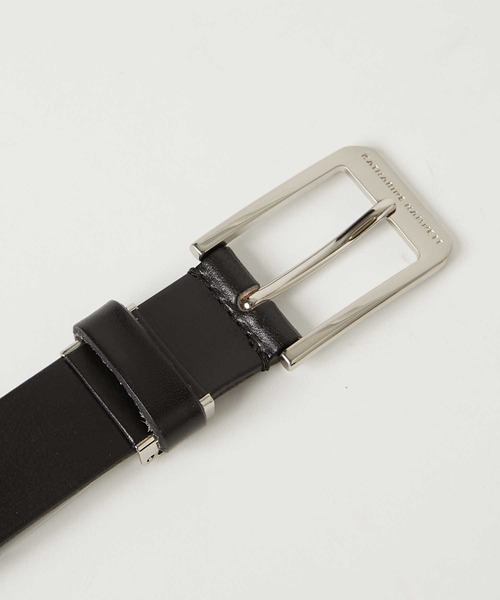 KATHARINE HAMNETT LONDON （キャサリンハムネットロンドン）の「KATHARINE HAMNETT LONDON/キャサリンハムネットロンドン 日本製 本革ベルト (0060123)（ベルト・メンズ・ダークブラウン/ブラック・FREE）」の4枚目の写真