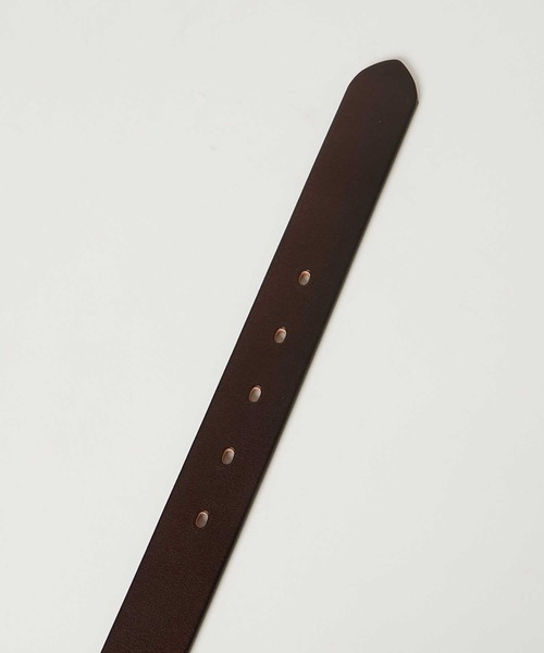 KATHARINE HAMNETT LONDON （キャサリンハムネットロンドン）の「KATHARINE HAMNETT LONDON/キャサリンハムネットロンドン 日本製 本革ベルト (0060123)（ベルト・メンズ・ダークブラウン/ブラック・FREE）」の12枚目の写真