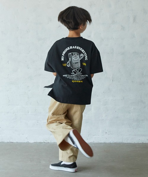 GENERATOR（ジェネレーター）の「ジェネレーター G.PHONE Tシャツ（Tシャツ/カットソー・キッズ・アッシュグレー/ホワイト/ブラック・XL/L/M）」の5枚目の写真