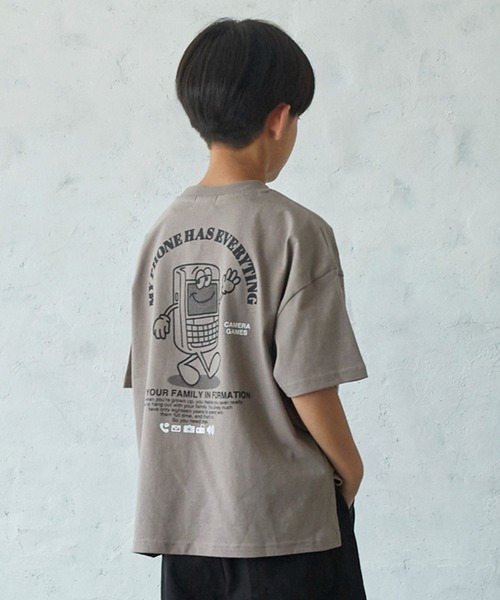 GENERATOR（ジェネレーター）の「ジェネレーター G.PHONE Tシャツ（Tシャツ/カットソー・キッズ・アッシュグレー/ホワイト/ブラック・XL/L/M）」の9枚目の写真