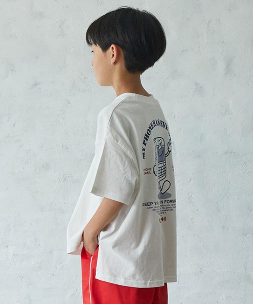 GENERATOR（ジェネレーター）の「ジェネレーター G.PHONE Tシャツ（Tシャツ/カットソー・キッズ・アッシュグレー/ホワイト/ブラック・XL/L/M）」の10枚目の写真