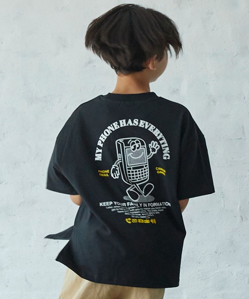 GENERATOR（ジェネレーター）の「ジェネレーター G.PHONE Tシャツ（Tシャツ/カットソー・キッズ・アッシュグレー/ホワイト/ブラック・XL/L/M）」の12枚目の写真